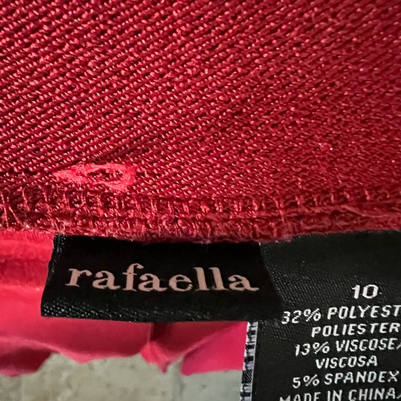 Ladies size 10 Rafaela red pants - Picture 4 of 7